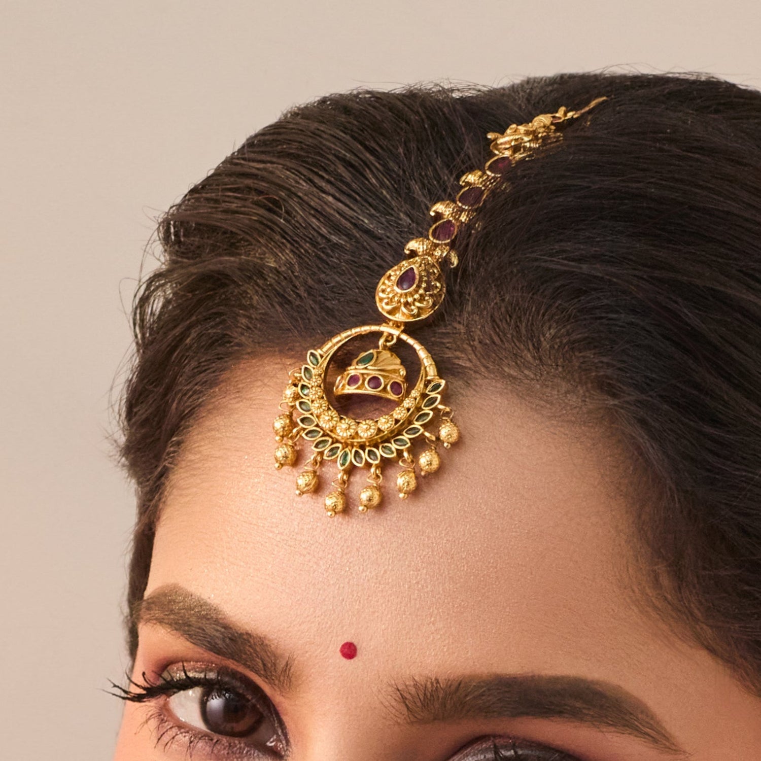 Soulina Antique Maang Tikka