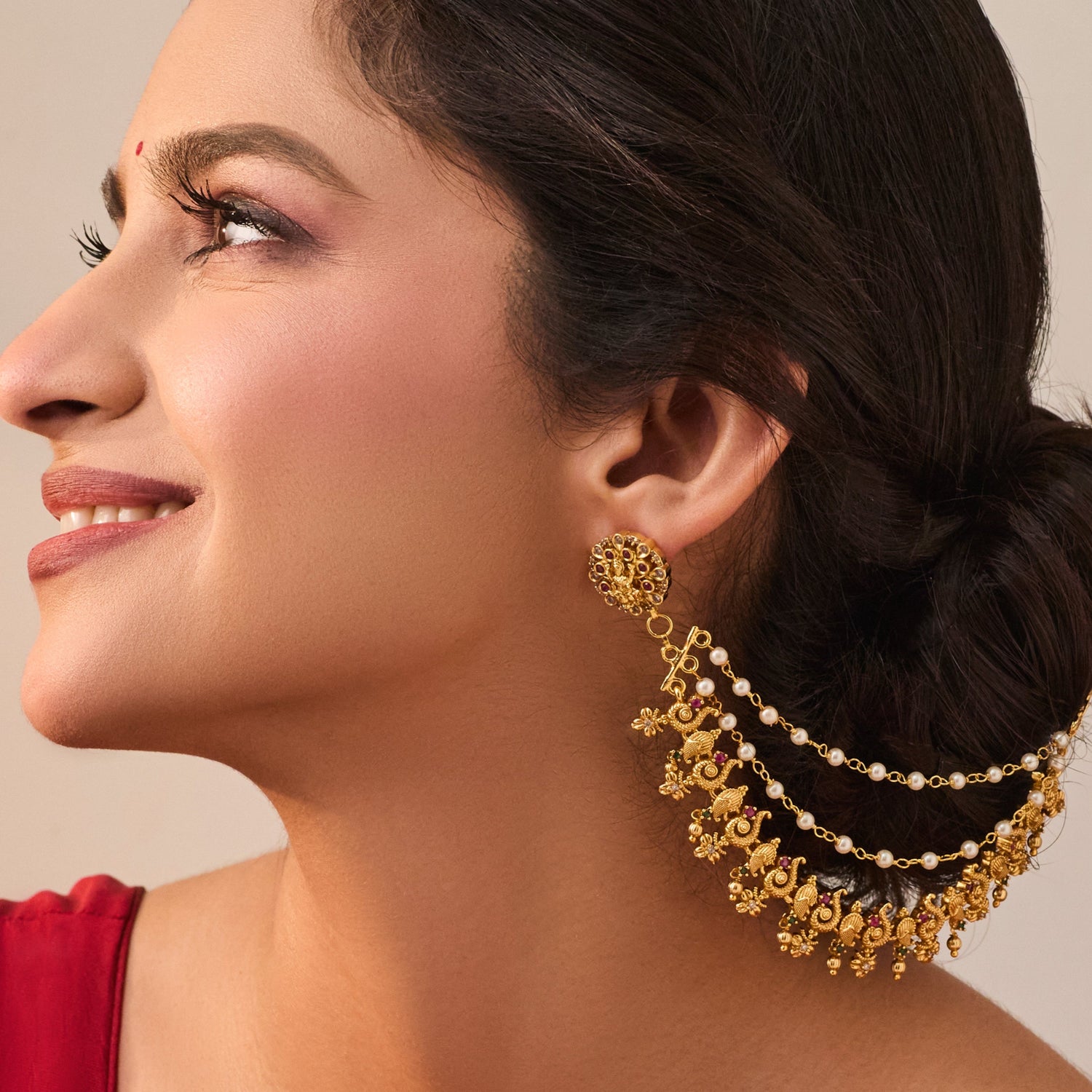 Tanushri Antique Ear Chain