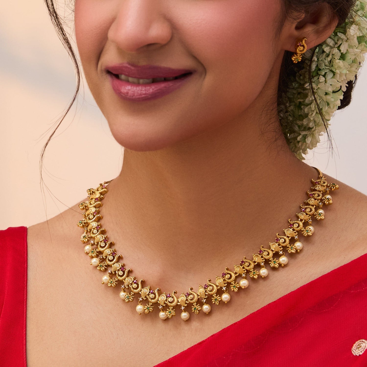 Anvitha Antique Necklace Set