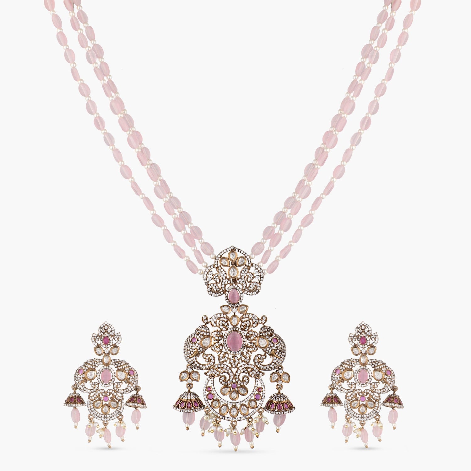 Nora Nakshatra CZ Necklace Set