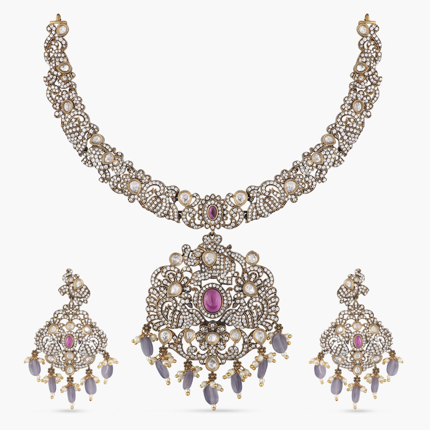 Millia Nakshatra CZ Necklace Set