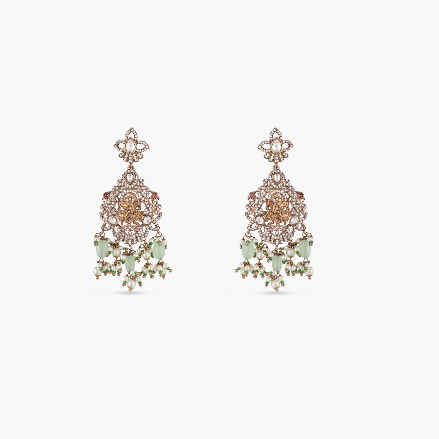 Vinayaka Nakshatra CZ Necklace Set