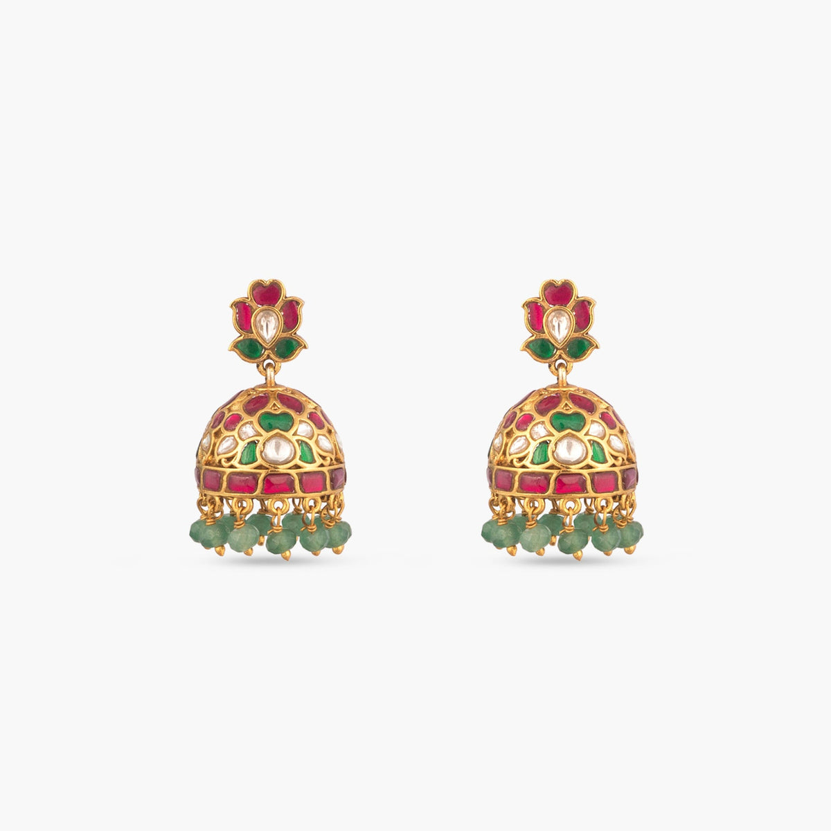 Ruvika Antique Jhumka Earrings