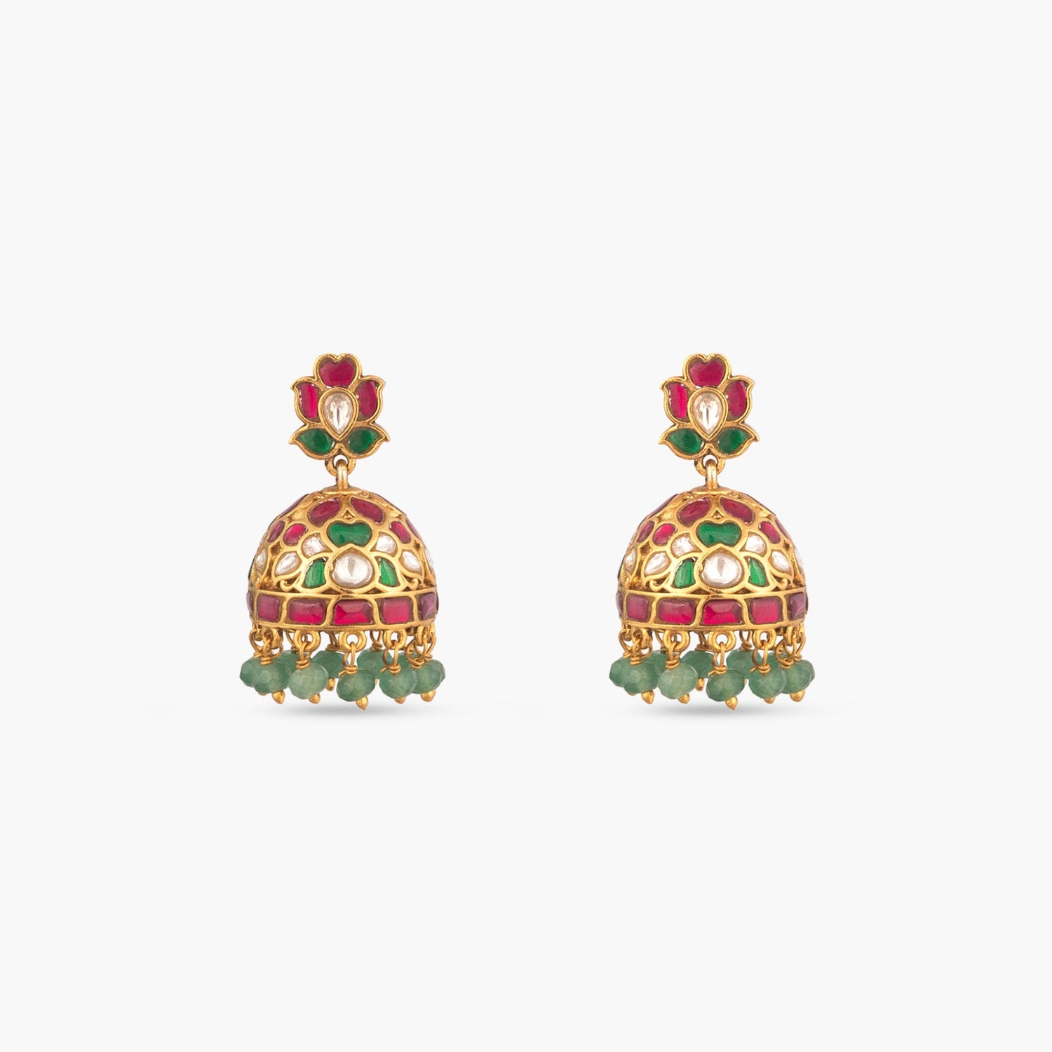 Ruvika Antique Jhumka Earrings