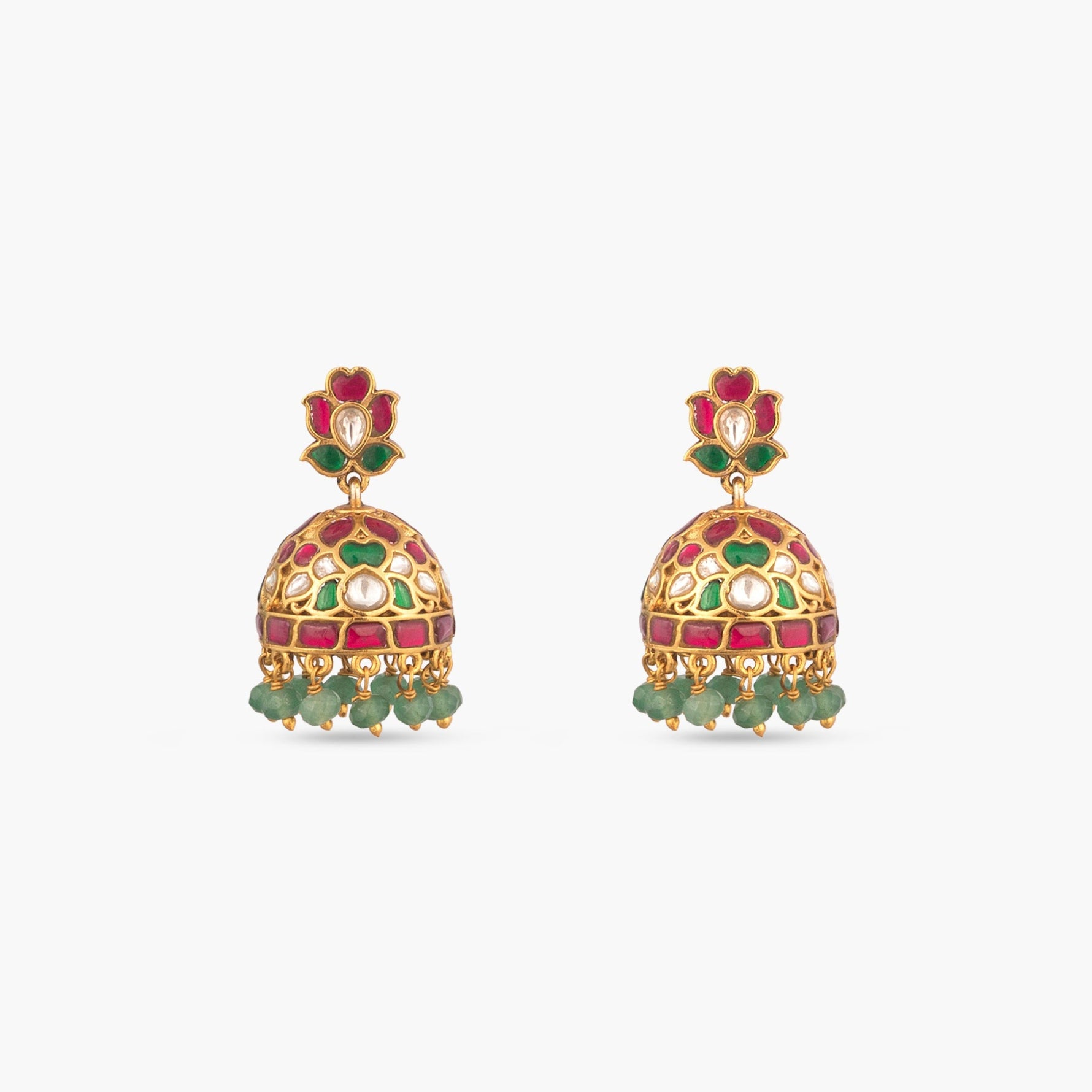 Ruvika Antique Jhumka Earrings