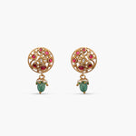 Pahi Antique Kempu Pendant Set