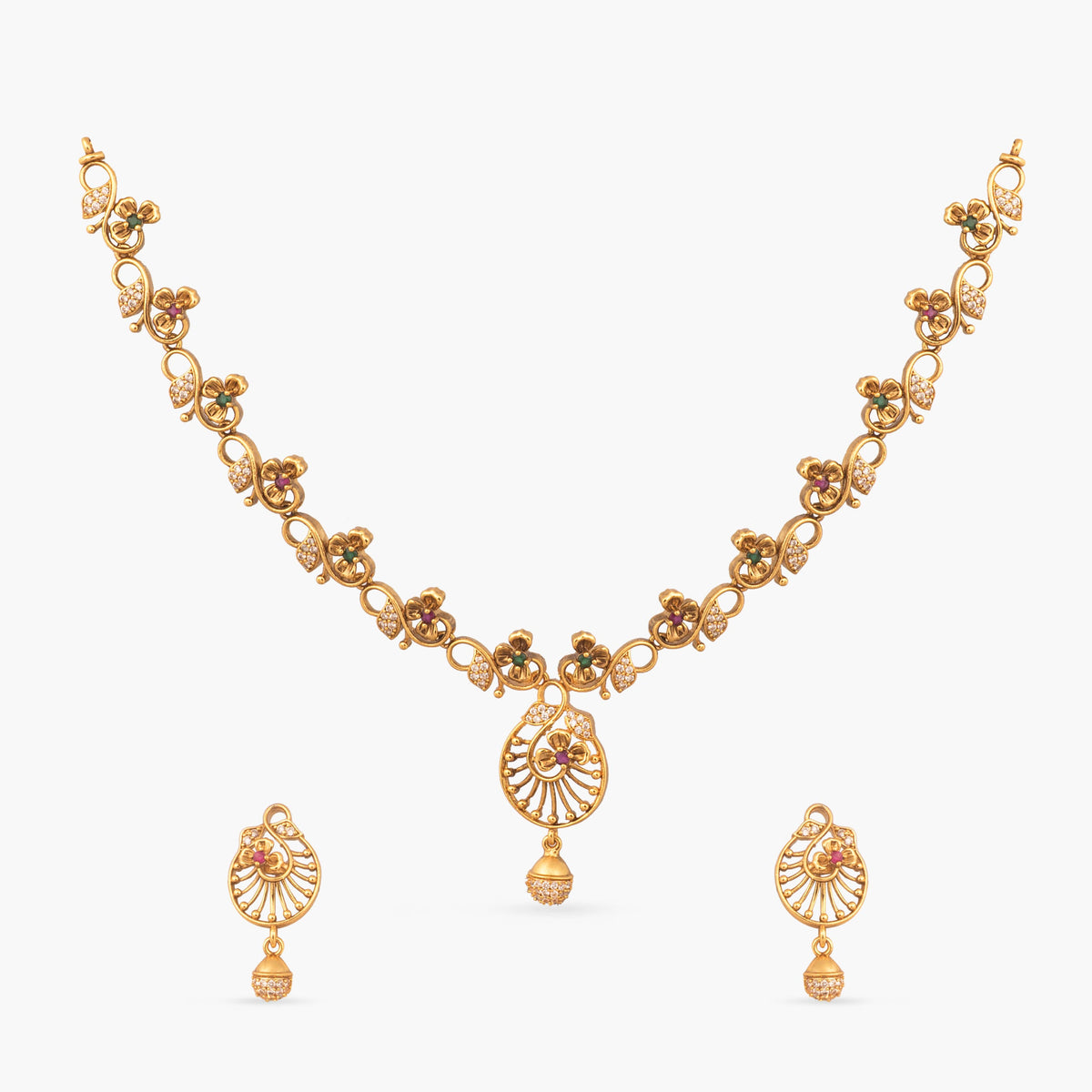 Eliraya Elegance Antique Necklace Set