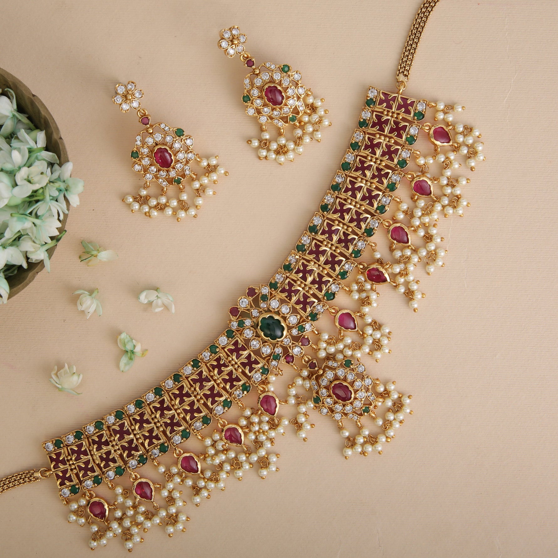 Iravya Antique Choker Set