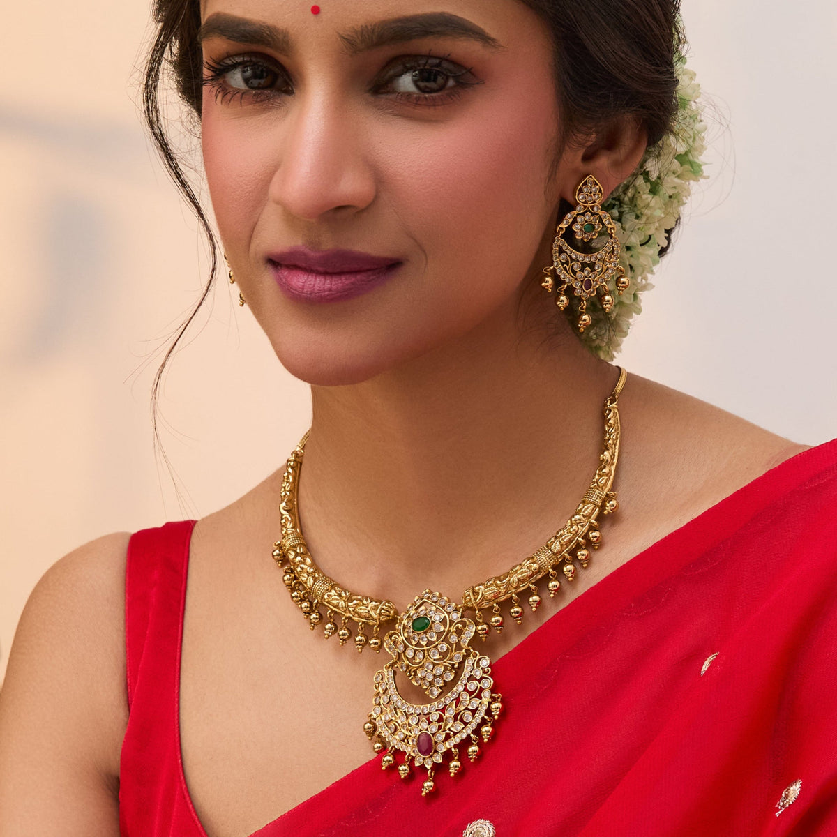 Chandrika Antique Necklace Set
