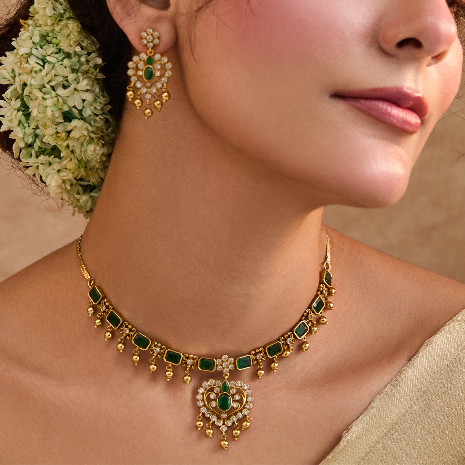 Kamala Antique Necklace Set