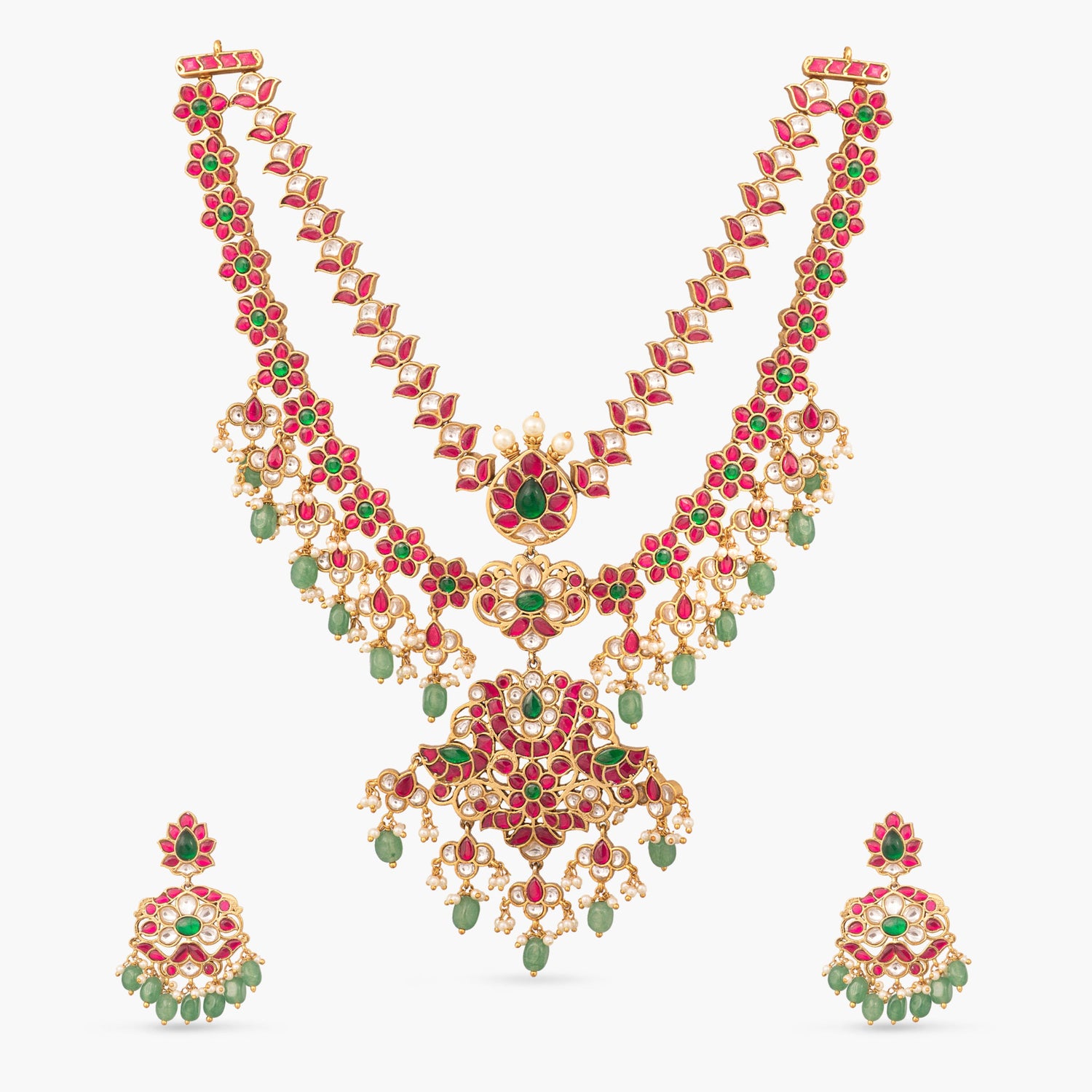 Vaidehi Layered Antique Necklace Set