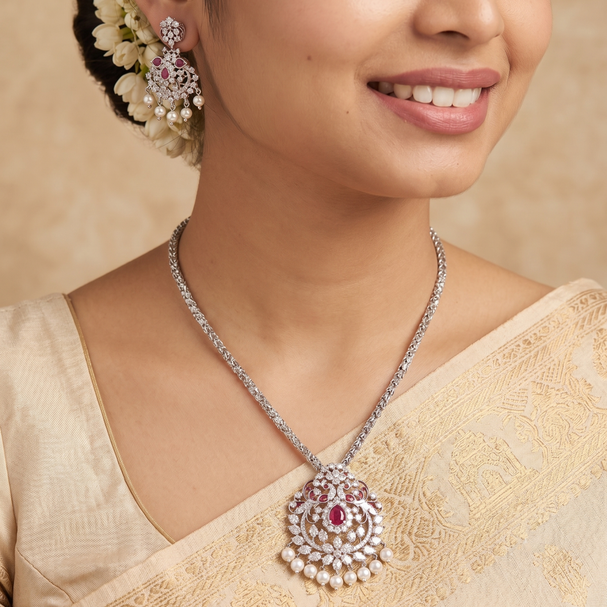 Rithika Nakshatra Pendant Set