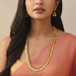 Dhivara Antique Coin Long Necklace Set