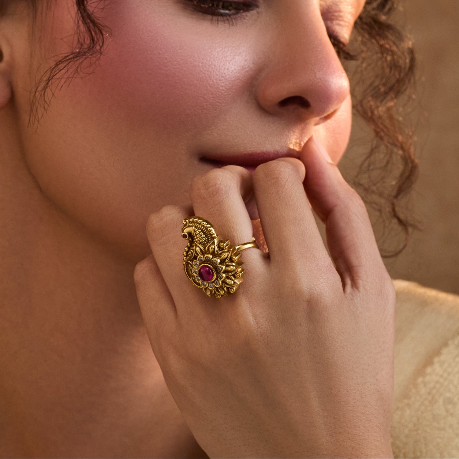Sanjukta Antique Finger Ring