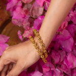 Aarisha Kempu Antique Bangles