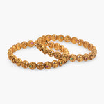 Aarisha Kempu Antique Bangles