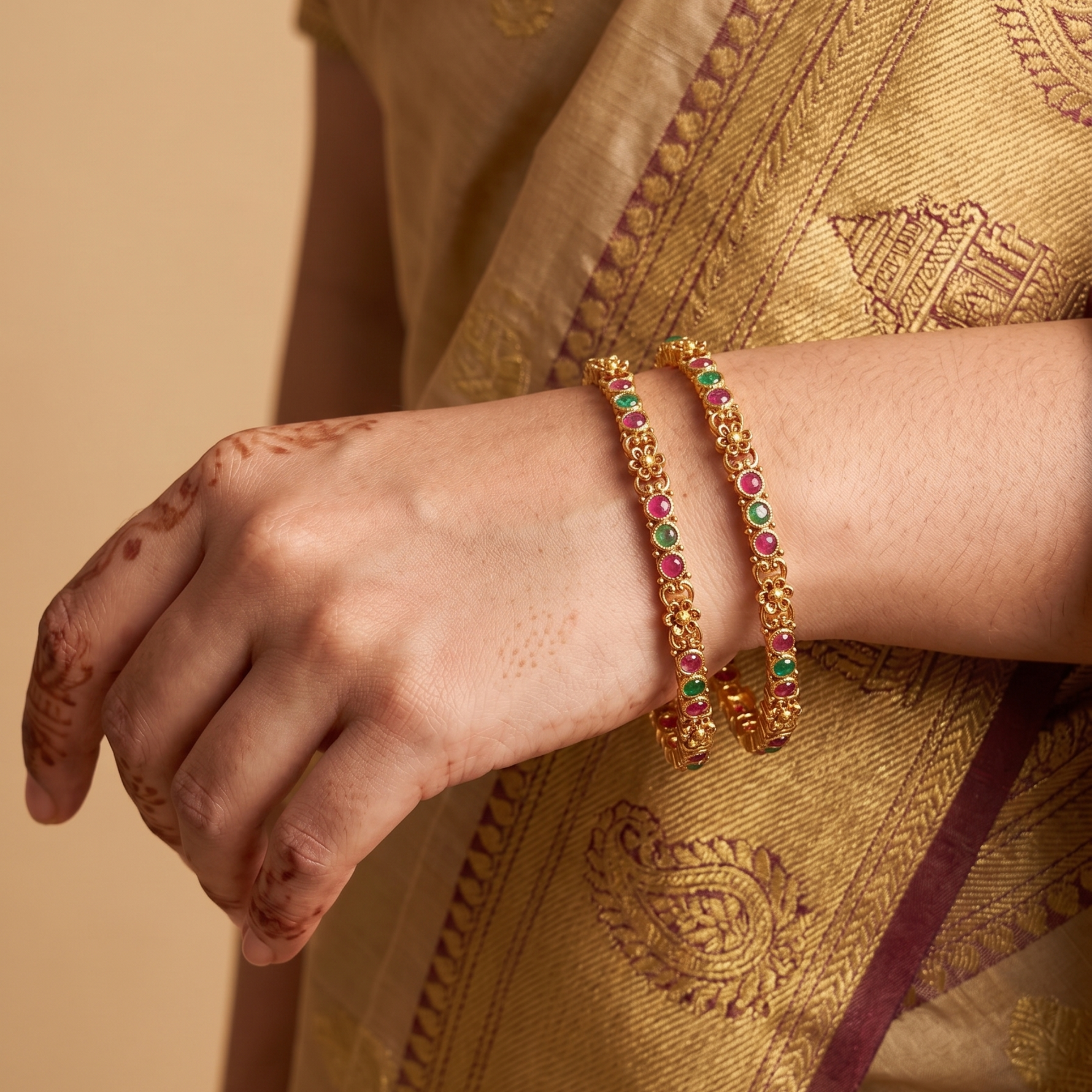 Kavira Antique Bangles