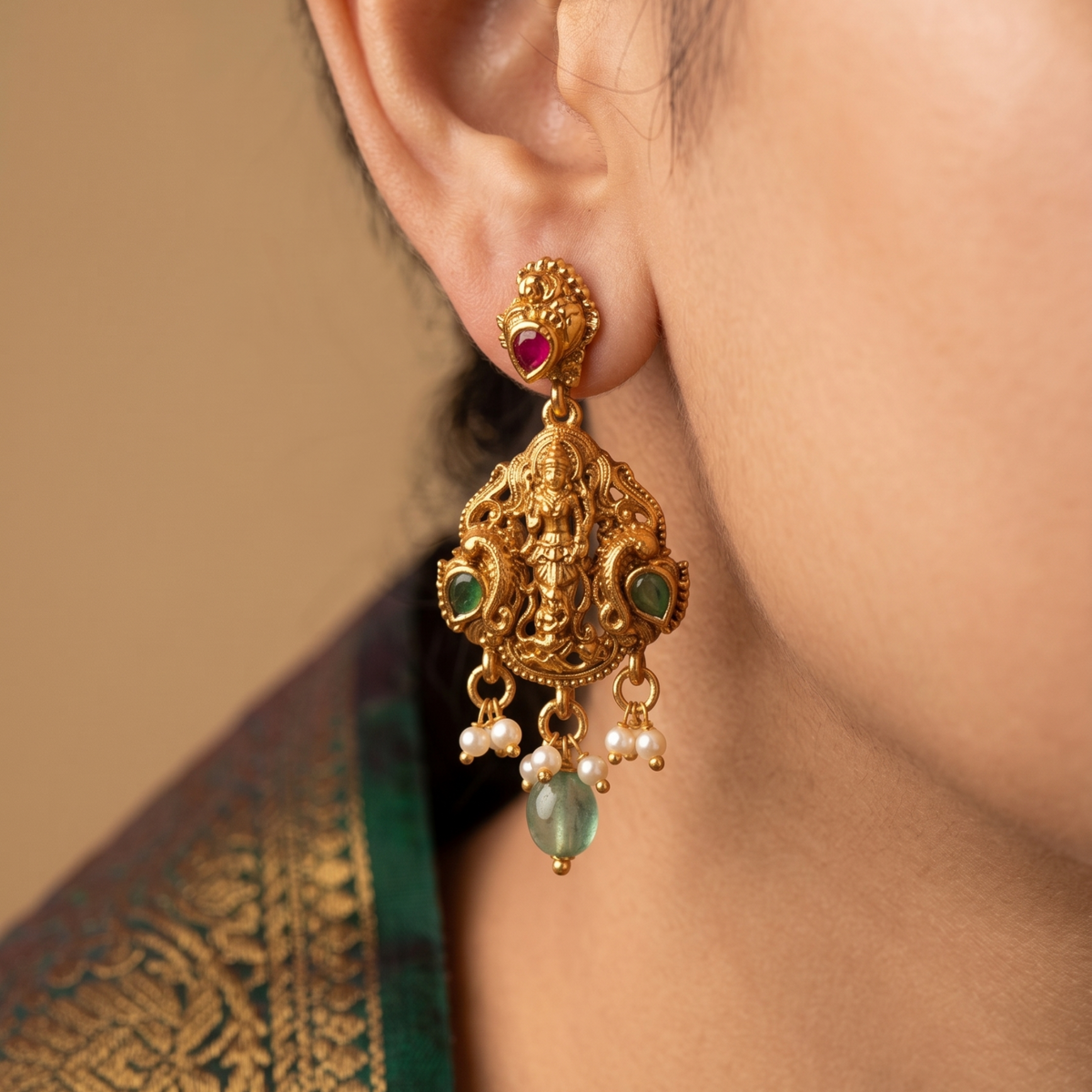 Kavisha Antique Drop Earrings