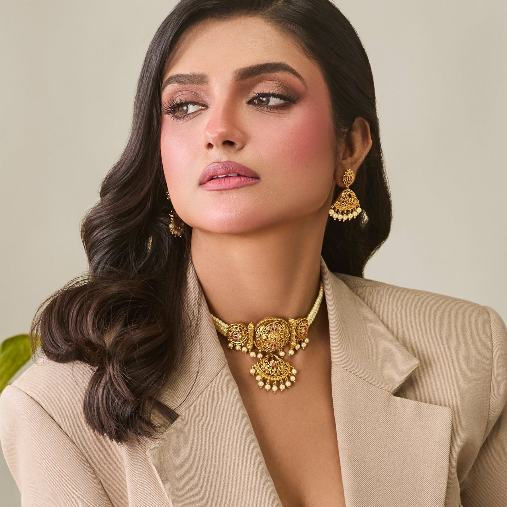 Saanvi Antique Choker Set