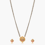 Aadhira Antique Black Beads Necklace Set
