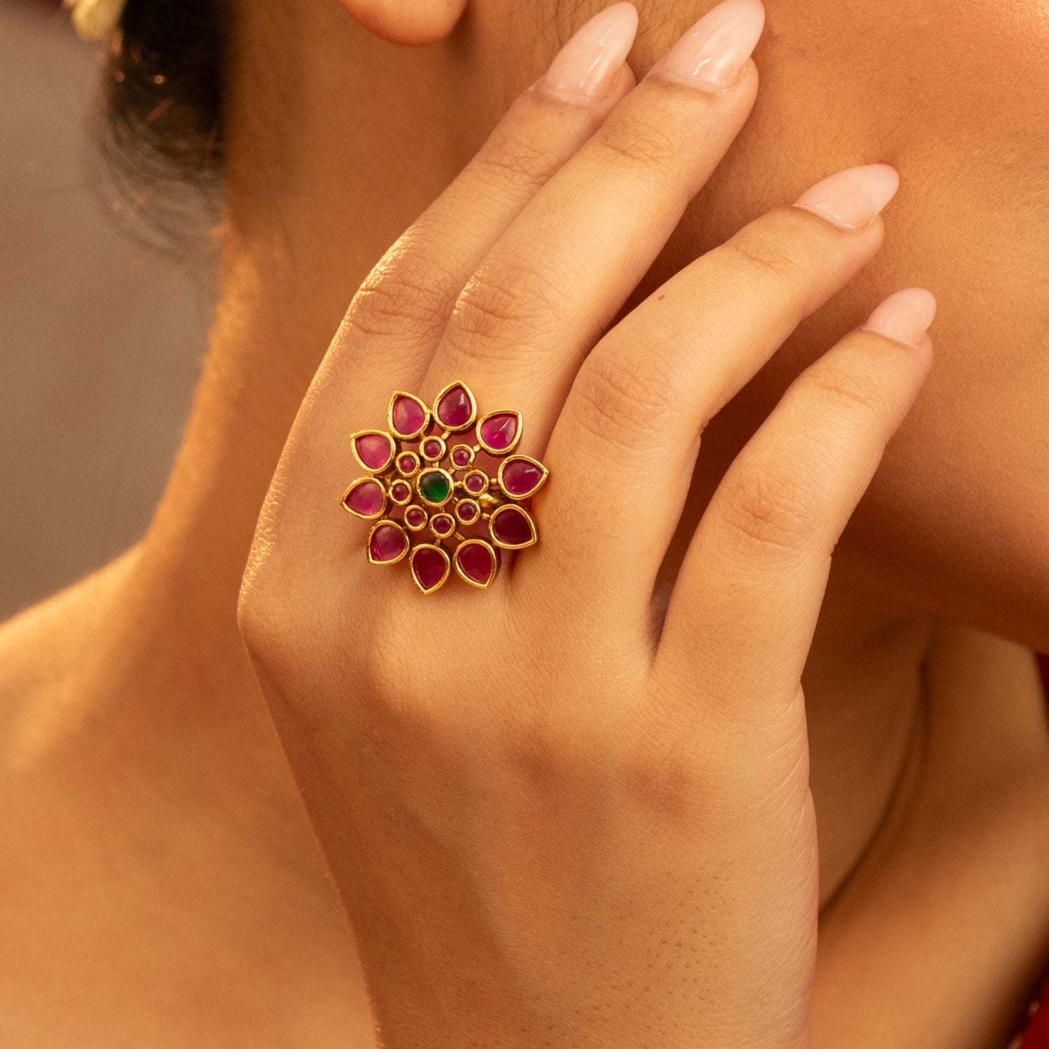 Navami Antique Finger Ring