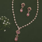 Blush Nakshatra CZ Necklace Set