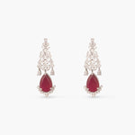 Ruhi Nakshatra CZ Red Choker Set