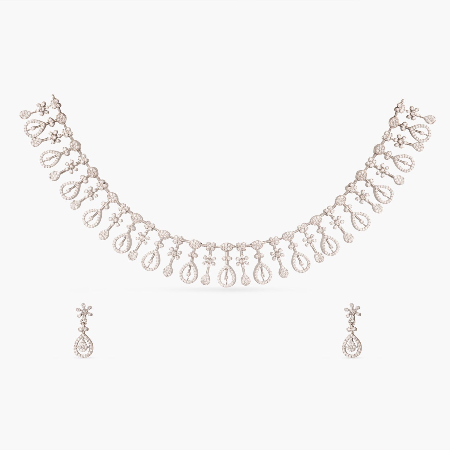 Aina Nakshatra CZ Necklace Set