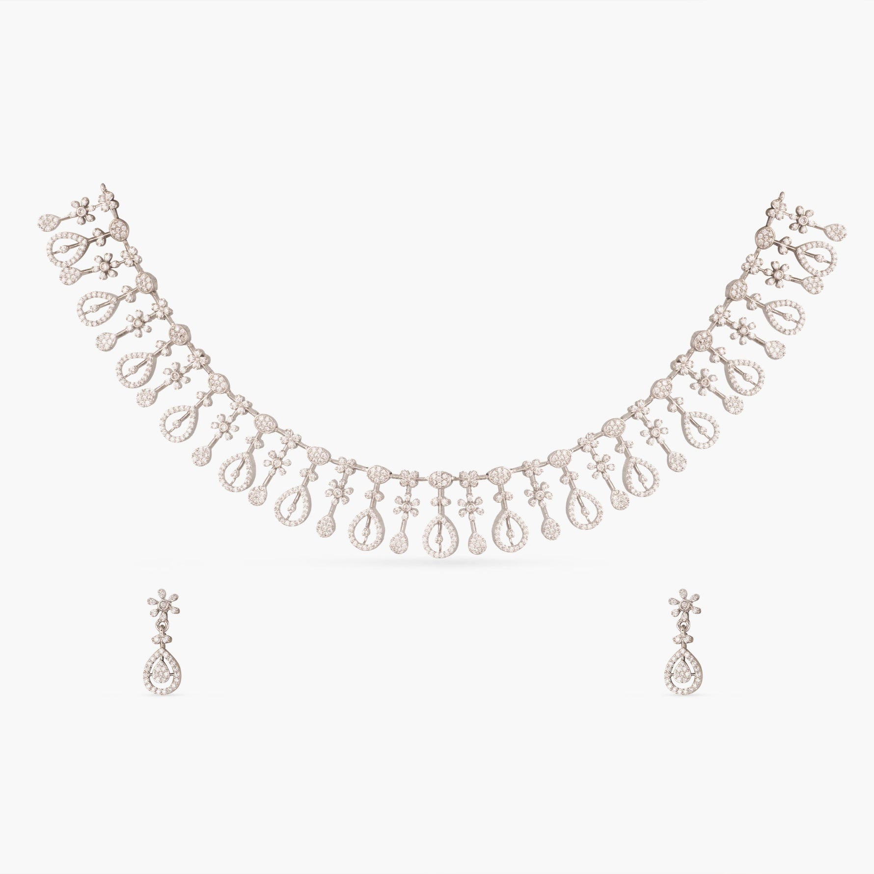 Aina Nakshatra CZ Necklace Set