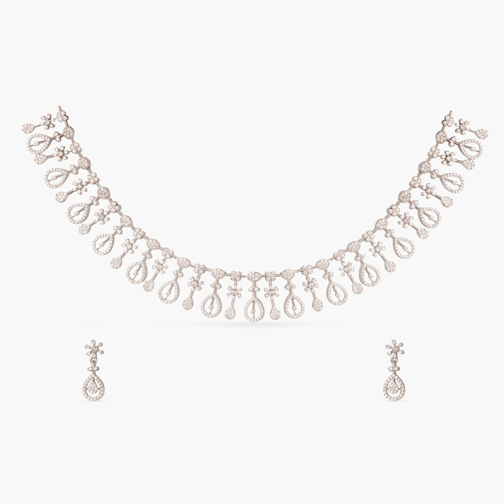 Aina Nakshatra CZ Necklace Set