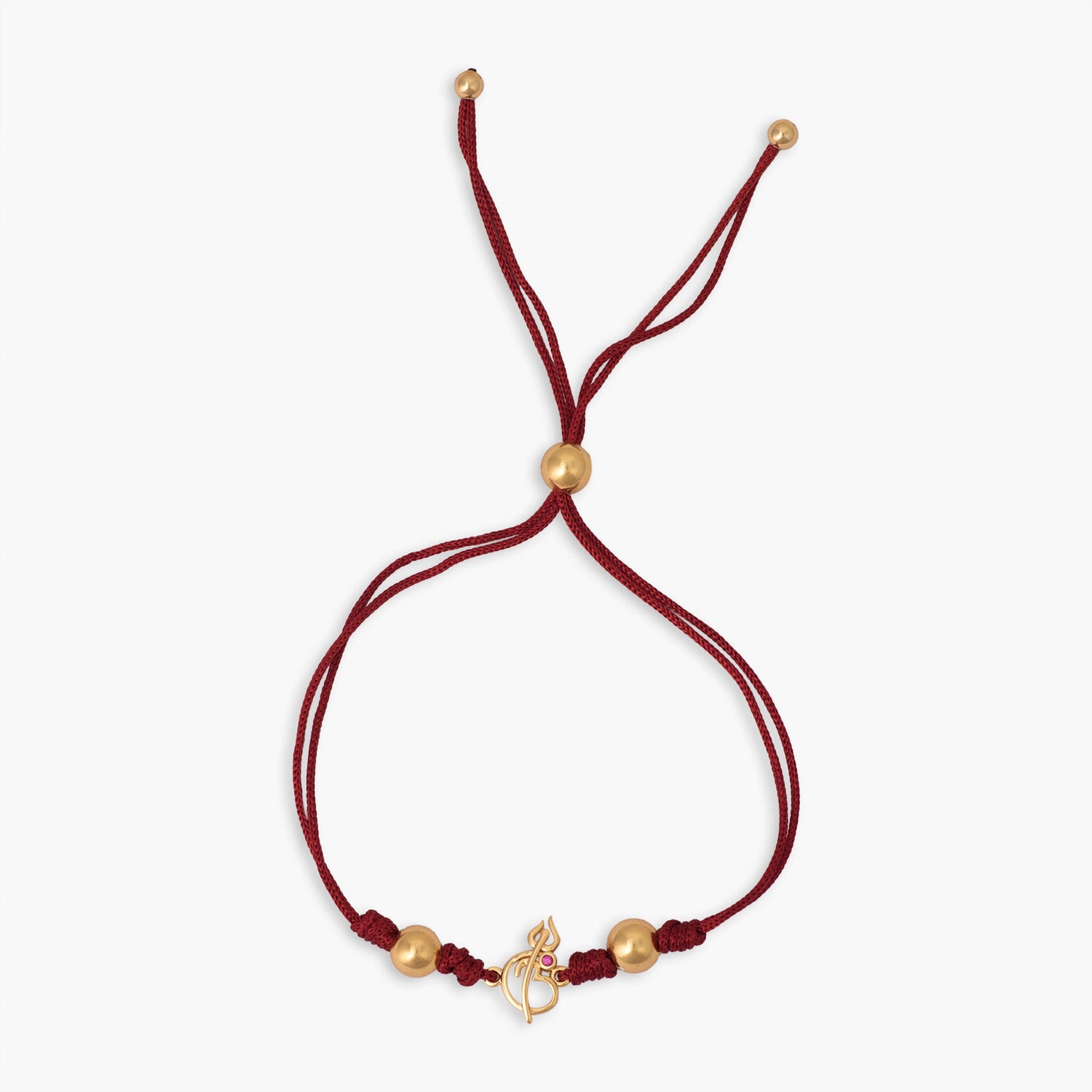 Sadashiv Gold Plated Silver Rakhi