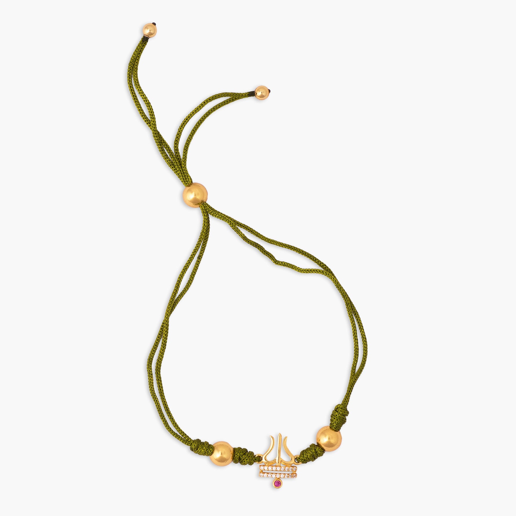 Bhairav Gold Plated Silver Rakhi