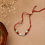 Divya Shankh Silver Rakhi