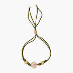 Swastik Shakti Gold Plated Silver Rakhi