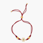 Mandala Gold Plated Silver Rakhi