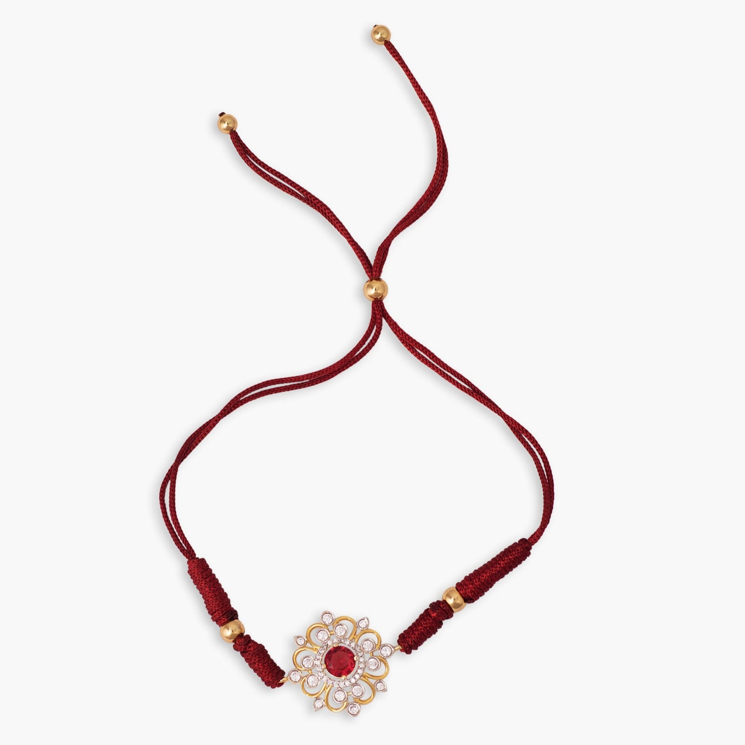 Ruby Radiance CZ Rakhi