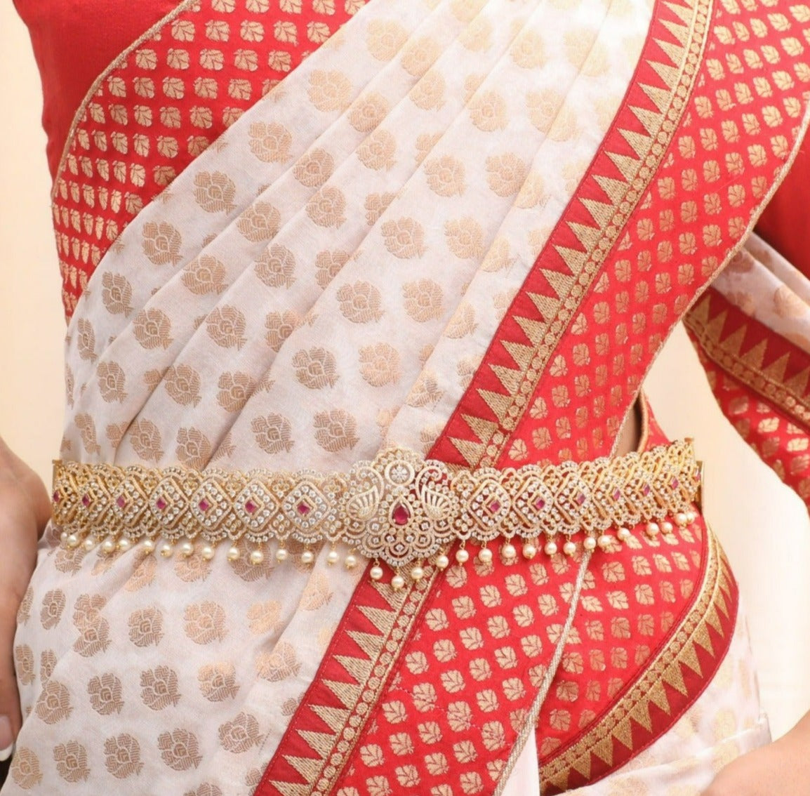 Bahula Nakshatra CZ Waist Band