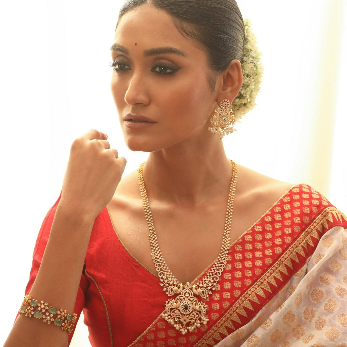 Sonali Nakshatra CZ Necklace Set