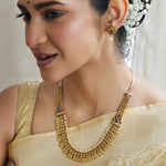 Parag Antique Coin Necklace Set