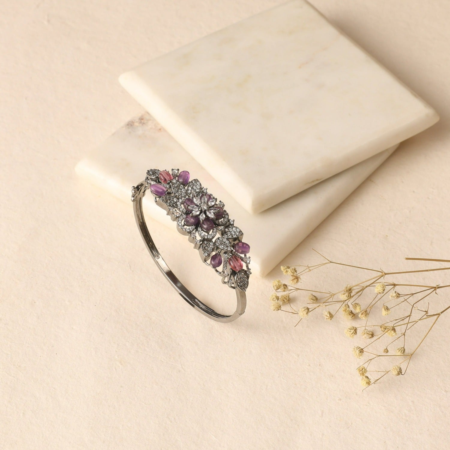 Floral Bloom CZ Bracelet