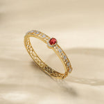 Neelima Nakshatra CZ Red Bracelet