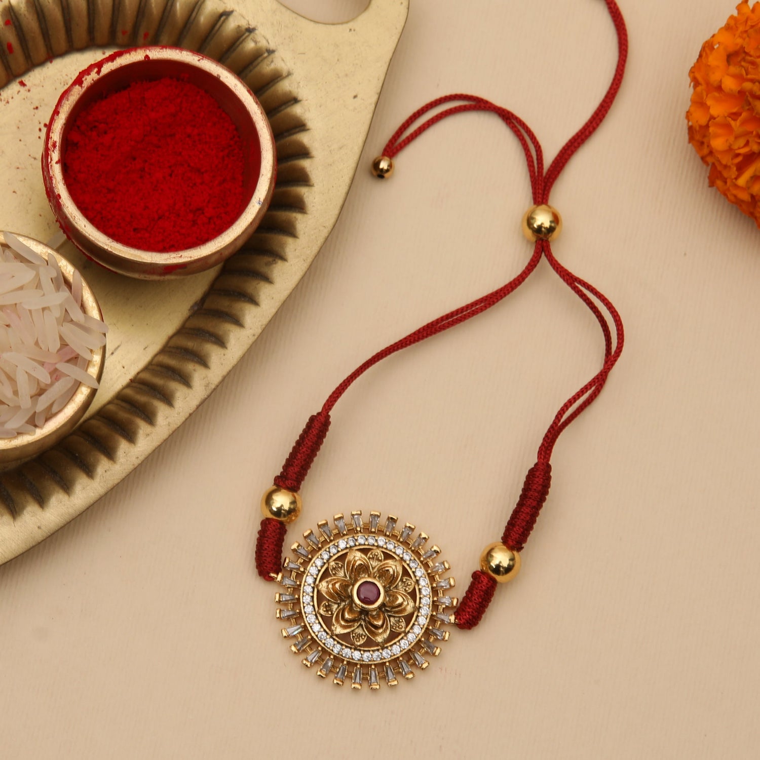 Ritu Antique Rakhi