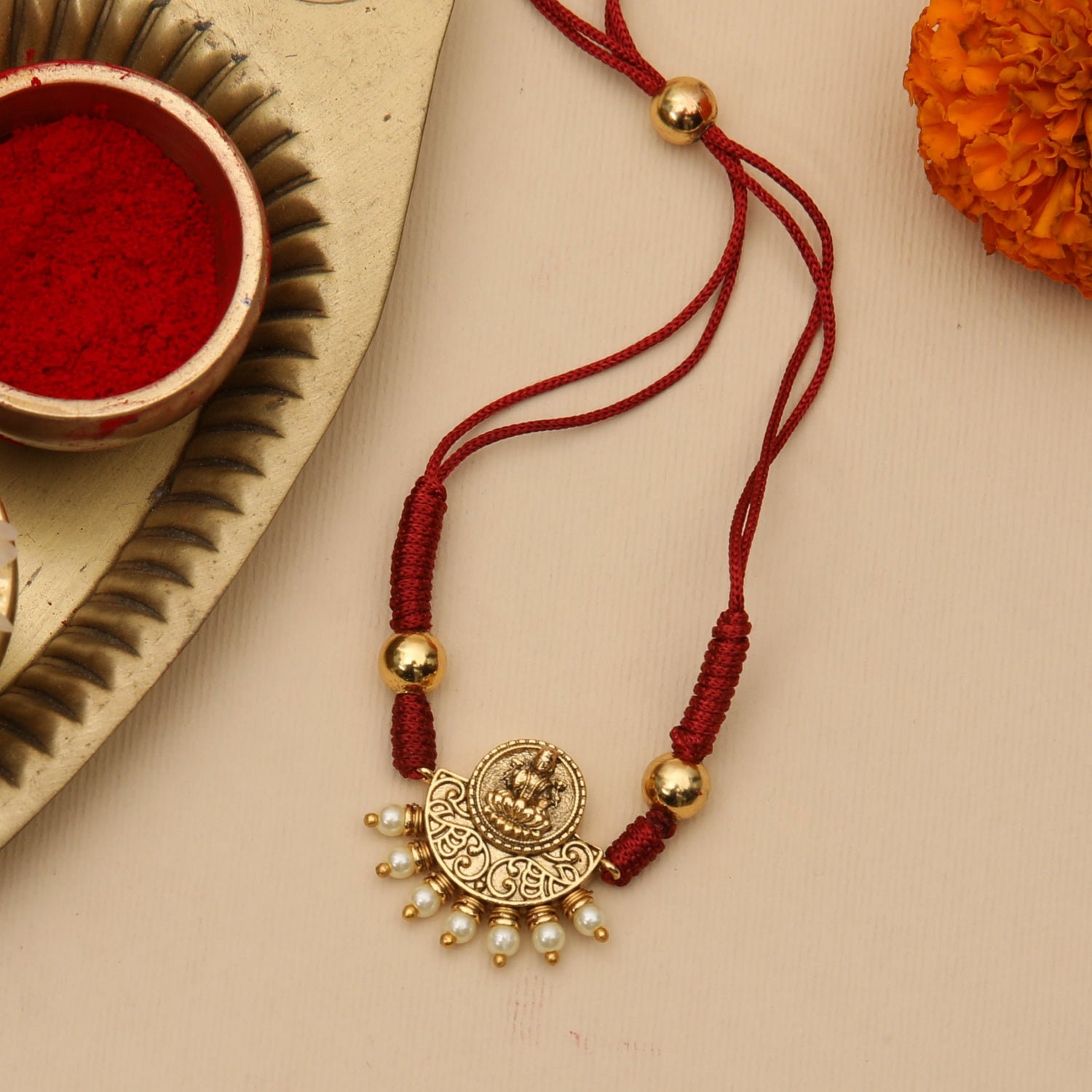 Lakshmi Grace Antique Rakhi