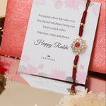 Ruby Radiance CZ Rakhi