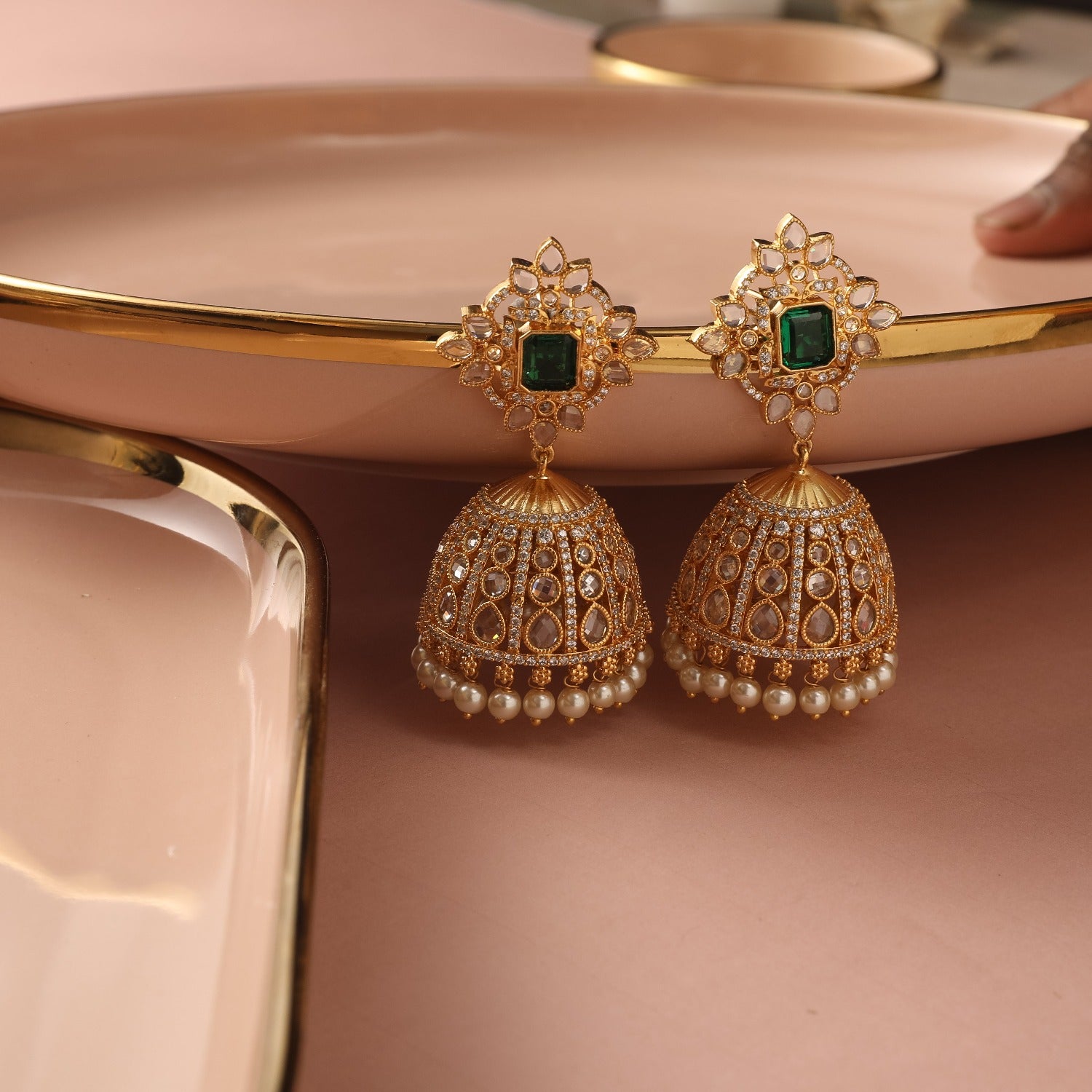 Buy Gold-Toned Earrings for Women by Rubans Online | Ajio.com
