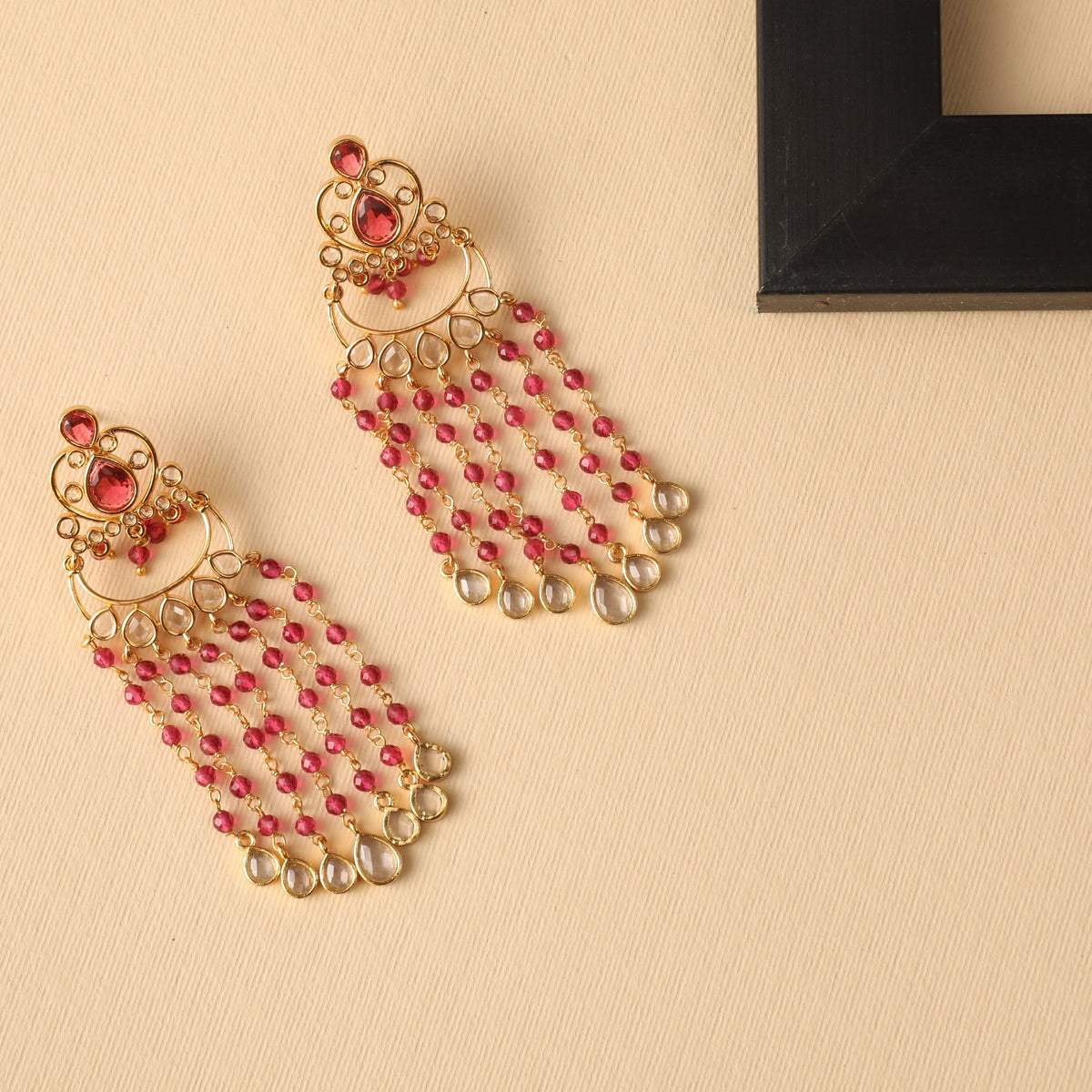 Classic Beads Drop Earrings