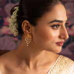 Jalaja Classic Floral Drop Earrings