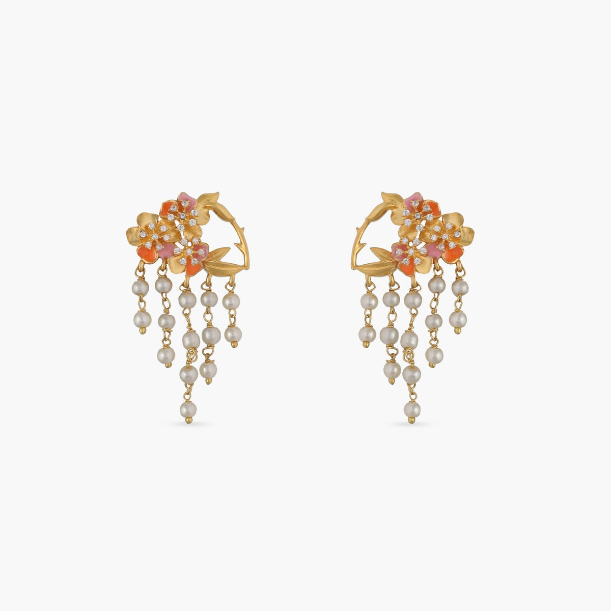 Jalaja Classic Floral Drop Earrings