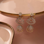Eden Nakshatra CZ Jhumka Earrings