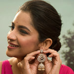 Eden Nakshatra CZ Jhumka Earrings